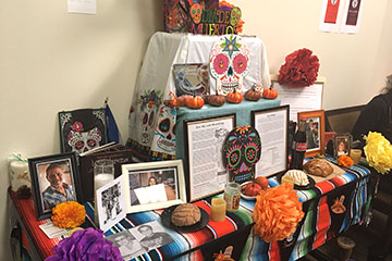 Dia de los muertos altar