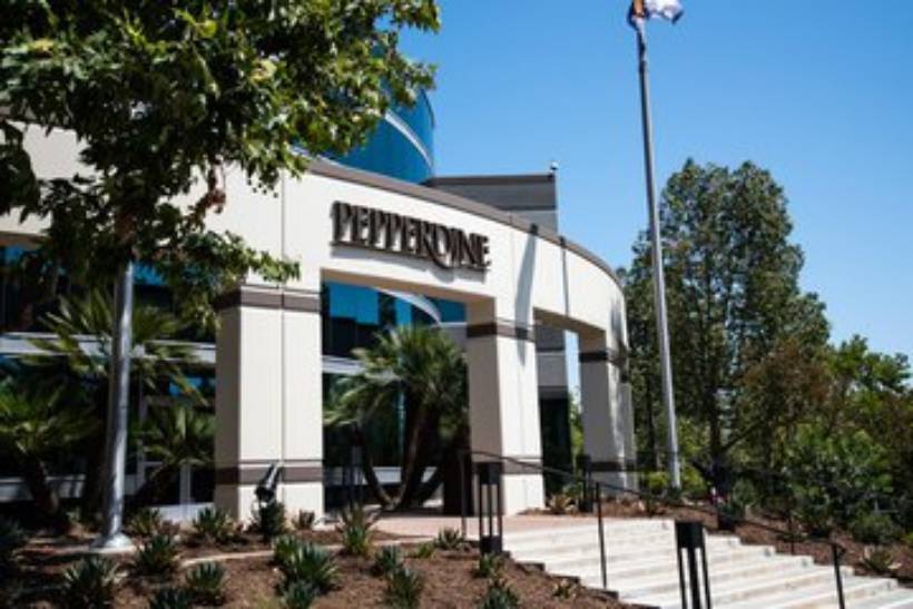 Exterior photo of the Pepperdine campus