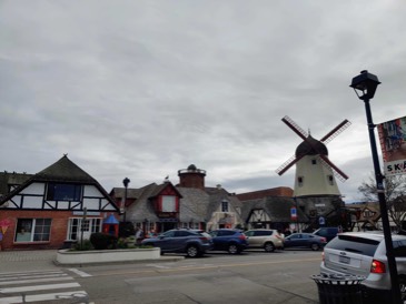 Visiting Solvang, California, with one or two friends over winter break.