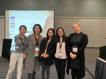 Students from the TESOL program pose for a group photo after Dr. Chen's lecture