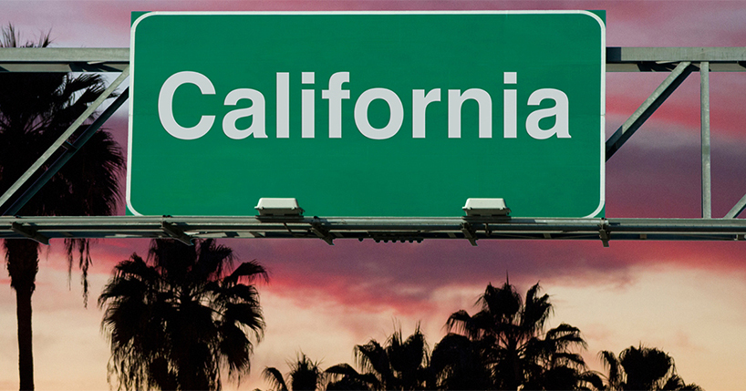 highway sign that says California