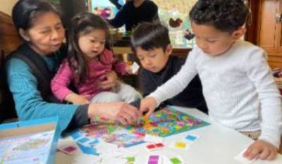 Emeline Jimenez and Children