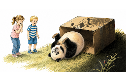 Book Image with Panda