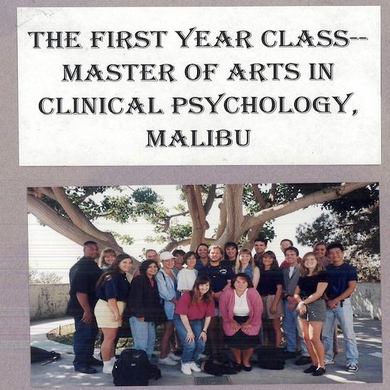 Students of cohort one ma clinical psychology daytime program