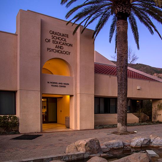 Pepperdine GSEP Malibu campus building exterior