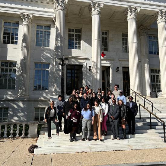 SEC students posing in Washington D.C.