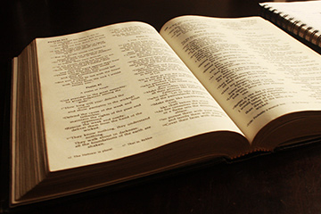 Open bible